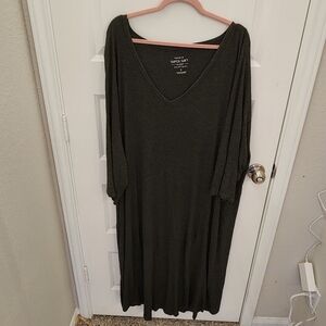 Torrid Rib Long Sleeve Sleep Gown 5X